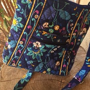 Vera Bradley Midnight with Mickey crossover bag